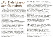 Gründung der Gemeinde